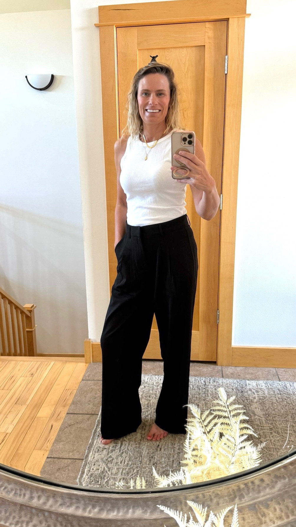 Effortlessly chic and totally timeless 🖤 This Amazon look is giving clean girl energy with a crisp white tank and flowy black trousers — perfect for everything from workdays to weekends.

✨ Shop this versatile outfit now on my LTK page!
🛍️ [https://www.shopltk.com/explore/LeadLaunchit?utm_campaign=creator_shop_share_template_flow&utm_source=ioscreatorapp]
#AmazonFashion #LTKStyle #OutfitInspo #ChicAndSimple #LTKFinds #EverydayStyle

#LTKSummerEdit #LTKStyleTip