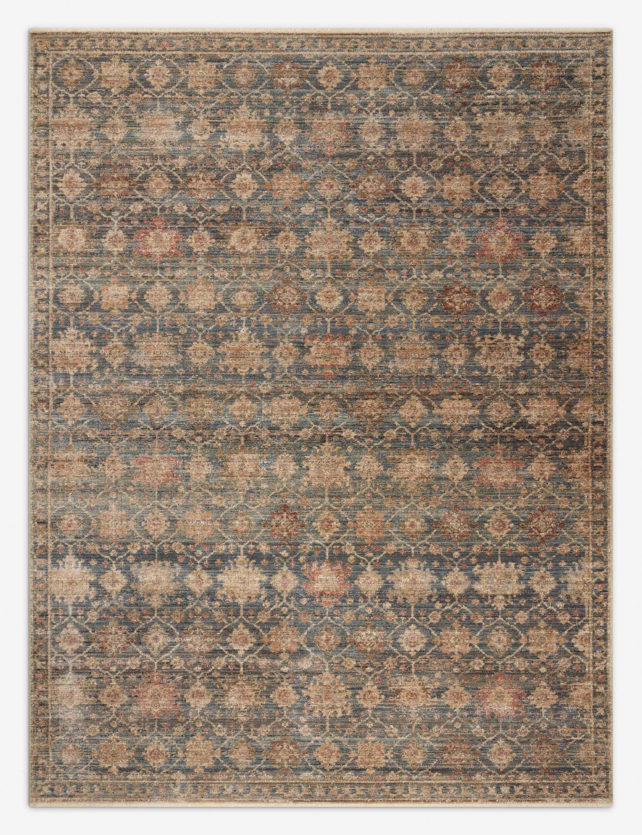 Molly II Rug by Amber Lewis x Loloi, Ocean and Sunset, 2'3" x 3'10 | Lulu and Georgia 