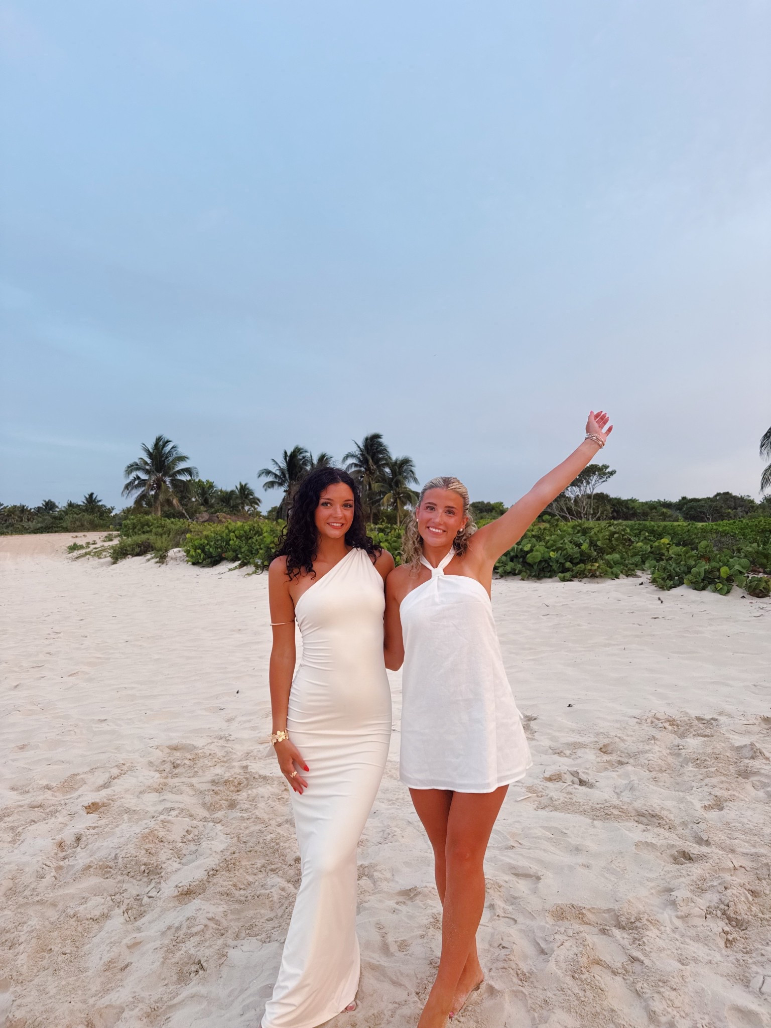 White peppermayo mini dress!