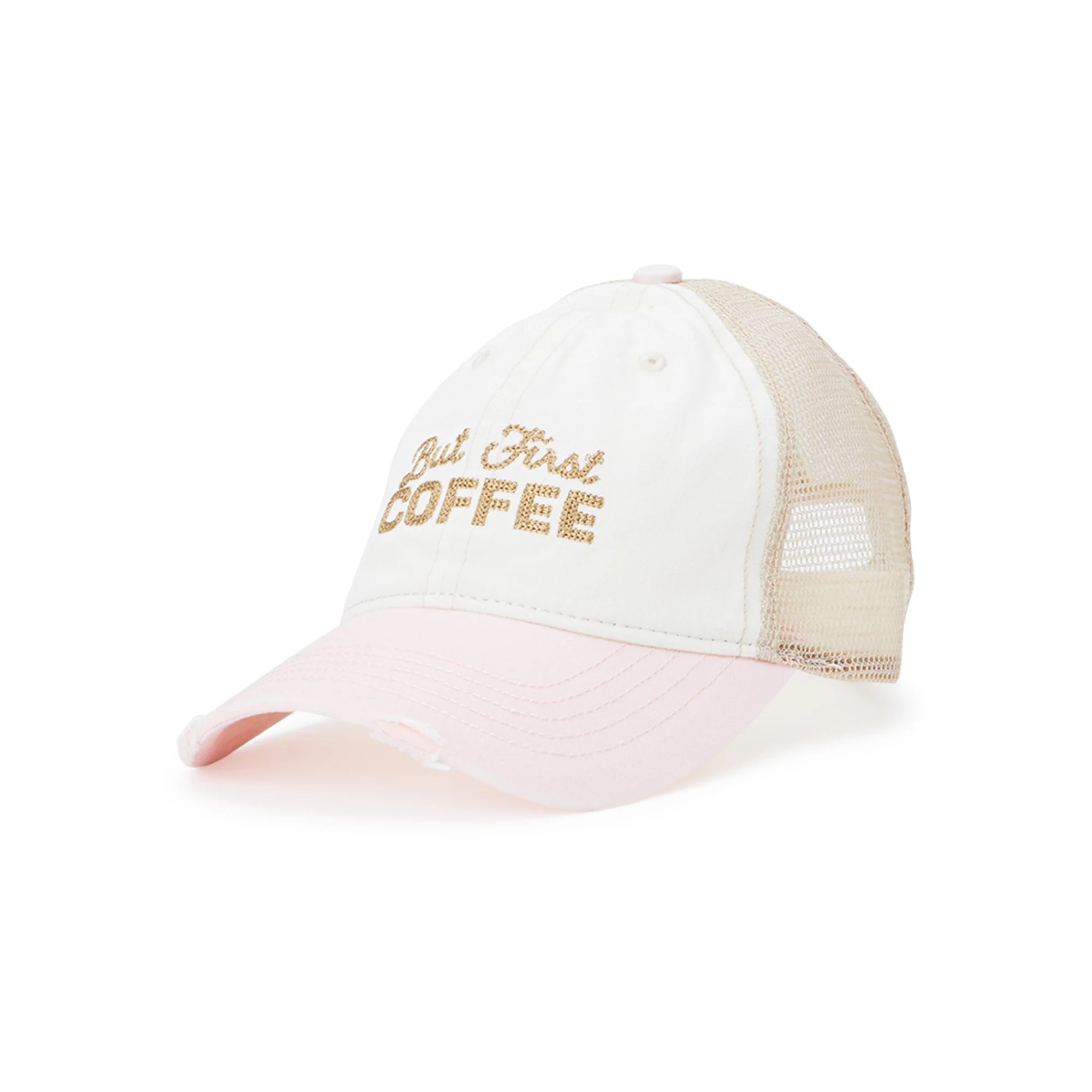 Time and Tru Women's Coffee Baseball Cap | Walmart (US)