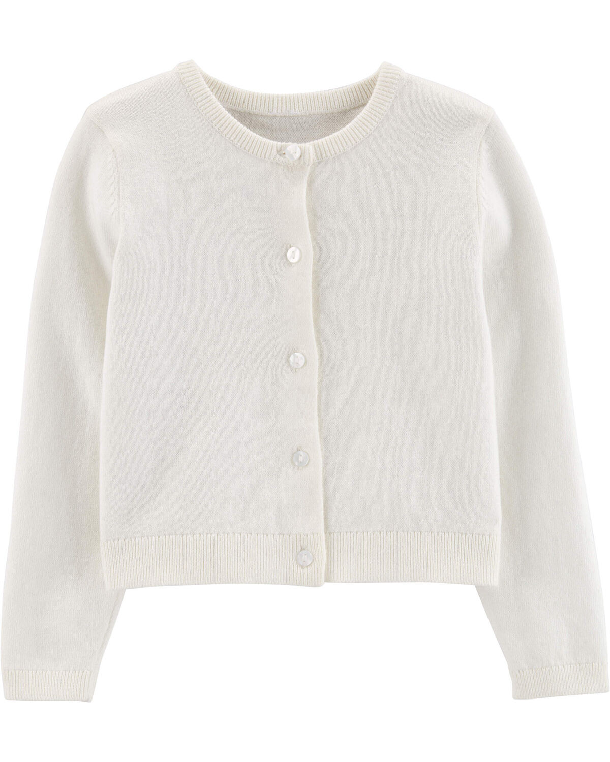 Ivory Baby Cotton Cardigan | carters.com | Carter's