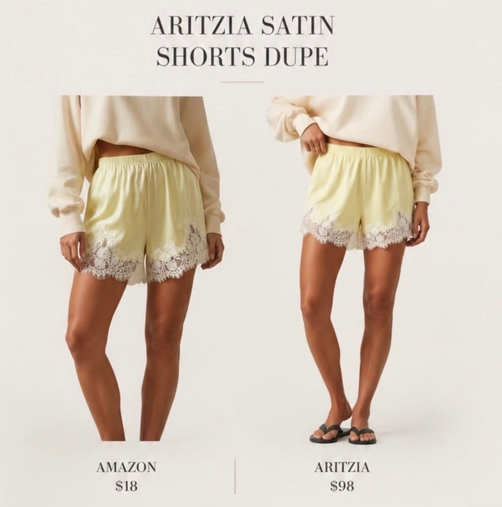 Satin shorts
AritZia look for less
Amazon fashion

#LTKsummer #LTKstyletip #LTKsale