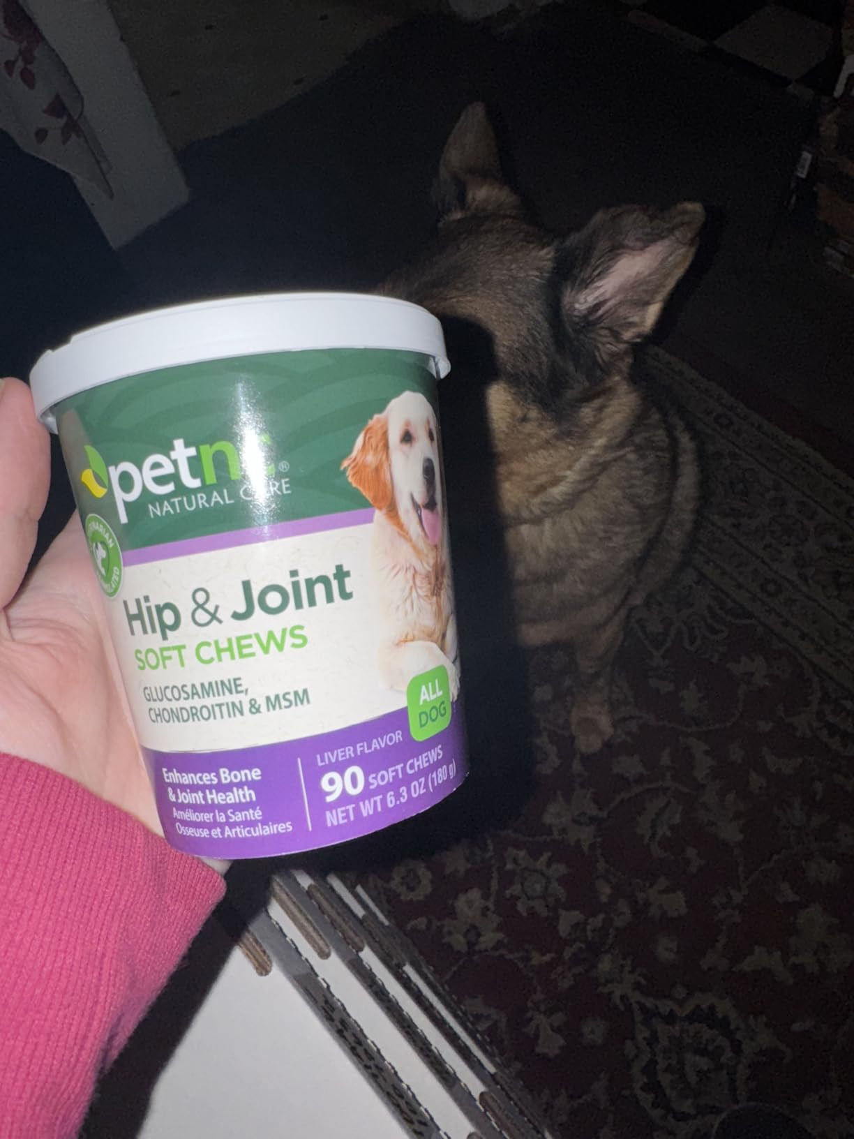 Petnc Hip & Joint Health Supplement for Dogs (90 Chews), Glucosamine Chondroitin MSM Dog Chews wi... | Amazon (US)