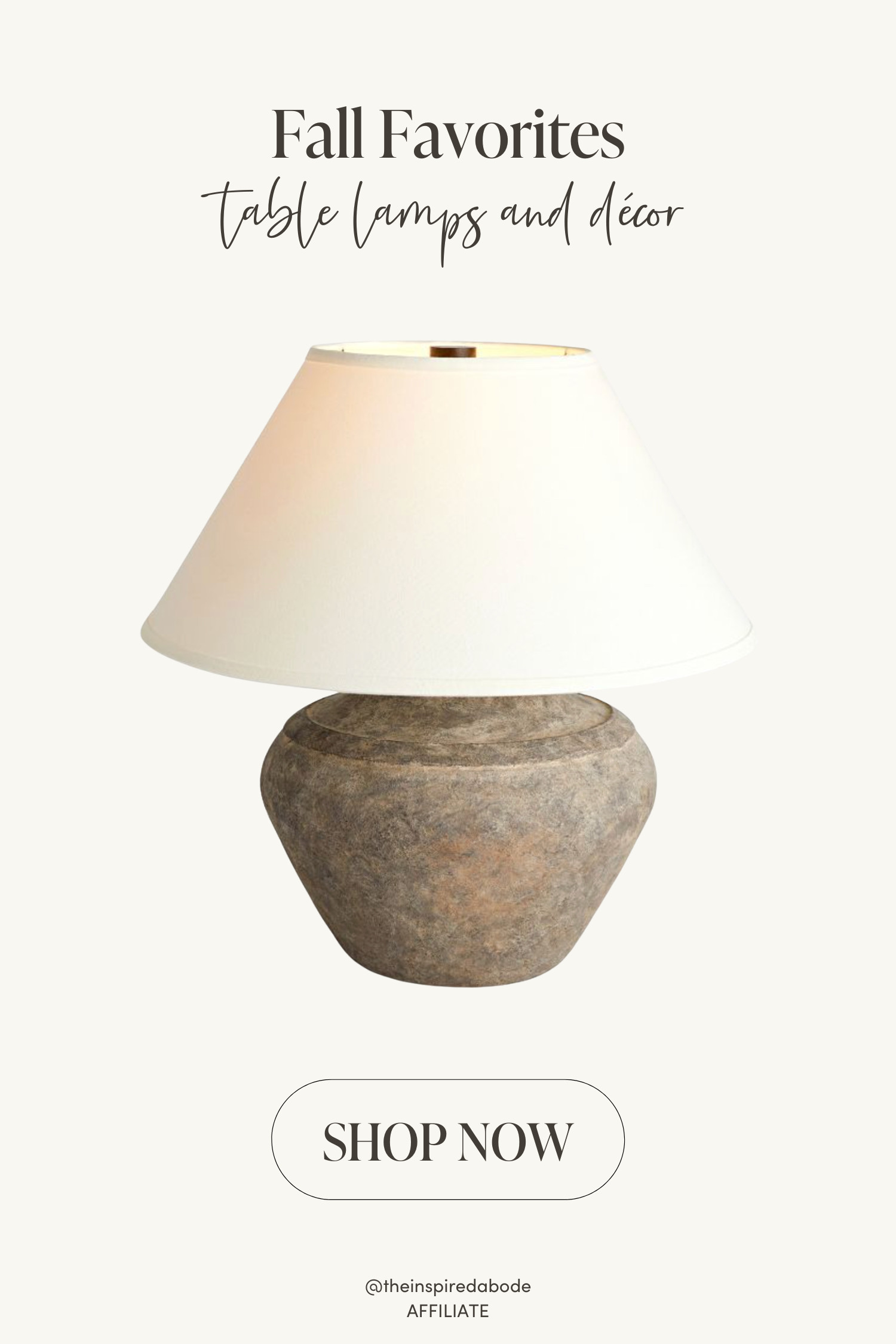 This stone lamp is moody, cozy, and so versatile. Perfect for a layered fall living room! 

 #LTKSeasonal #LTKHome