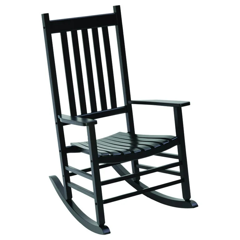 Jack-Post Knollwood Mission Rocker In Black | Walmart (US)