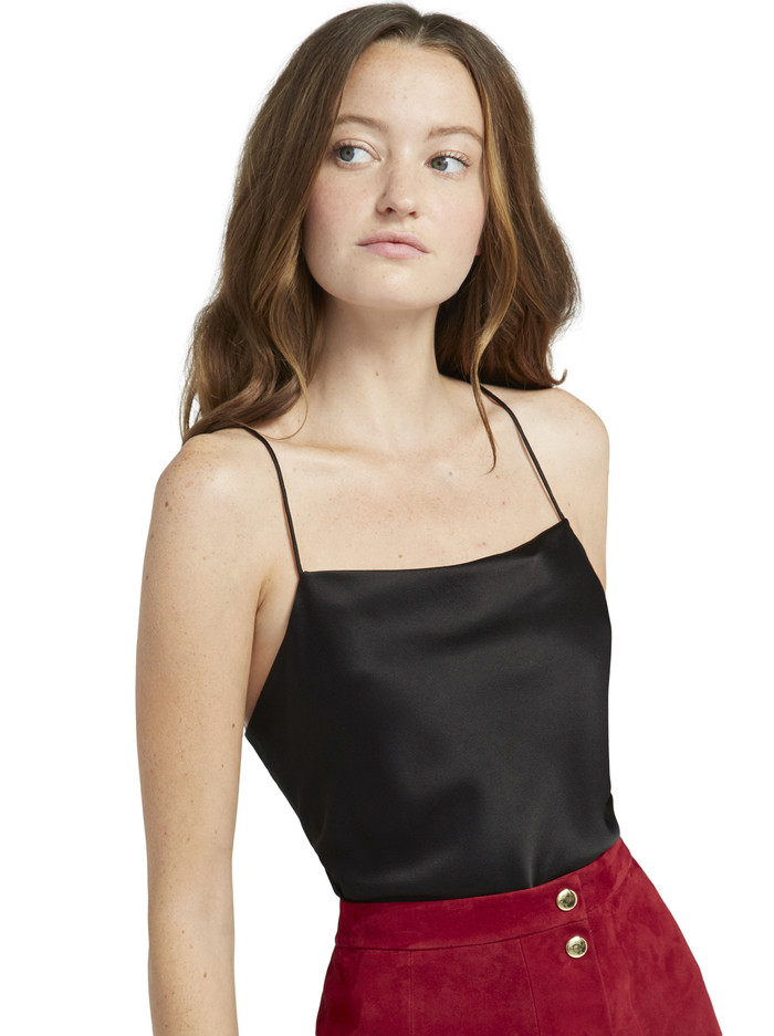 HARMON DRAPEY SLIP TANK | Alice + Olivia