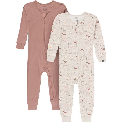 Modern Moments by Gerber Baby Boy's 2-Piece Snug Fitting Footless Pajamas, 12 months | Target