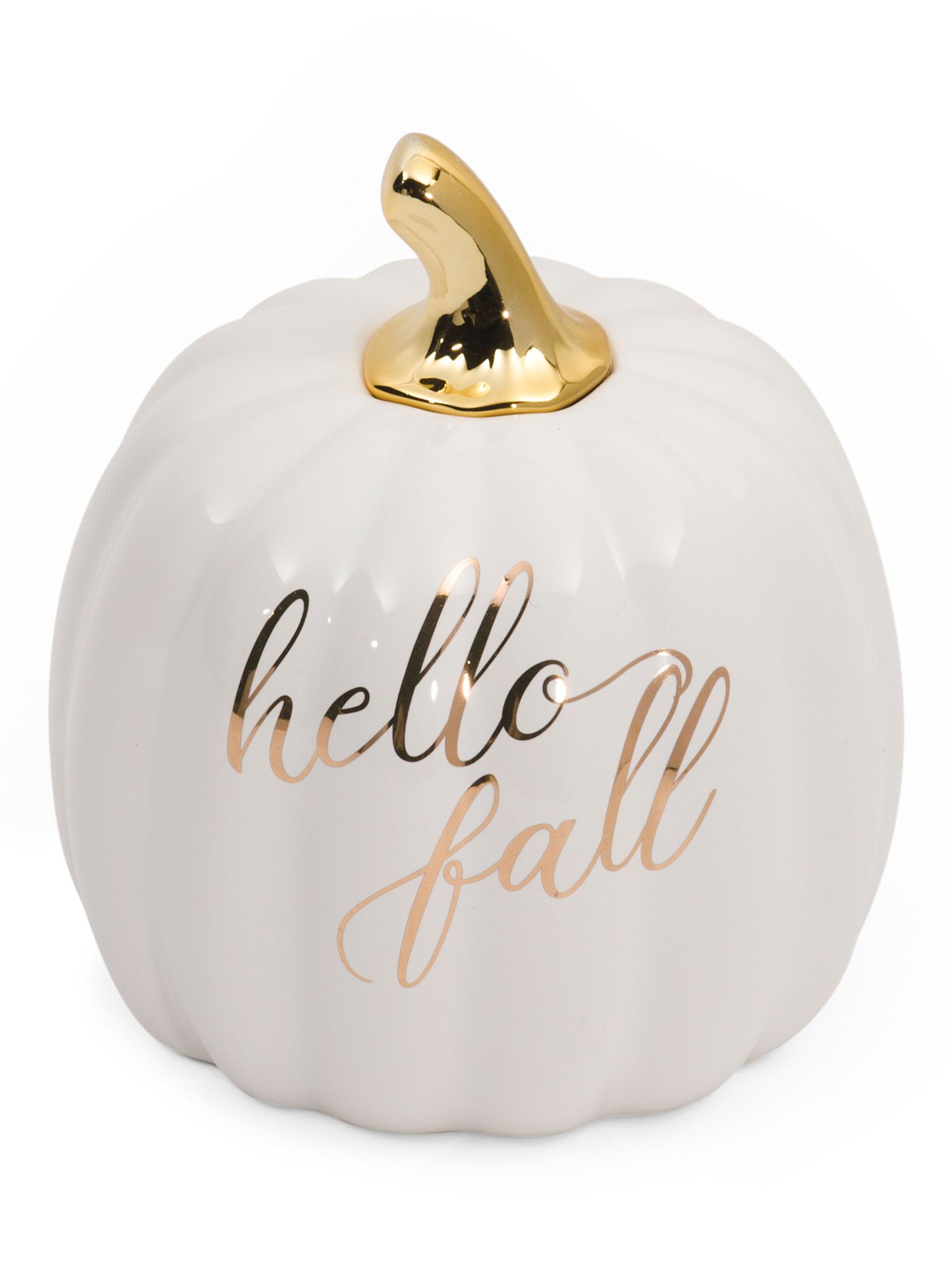 6in Hello Fall Pumpkin | TJ Maxx