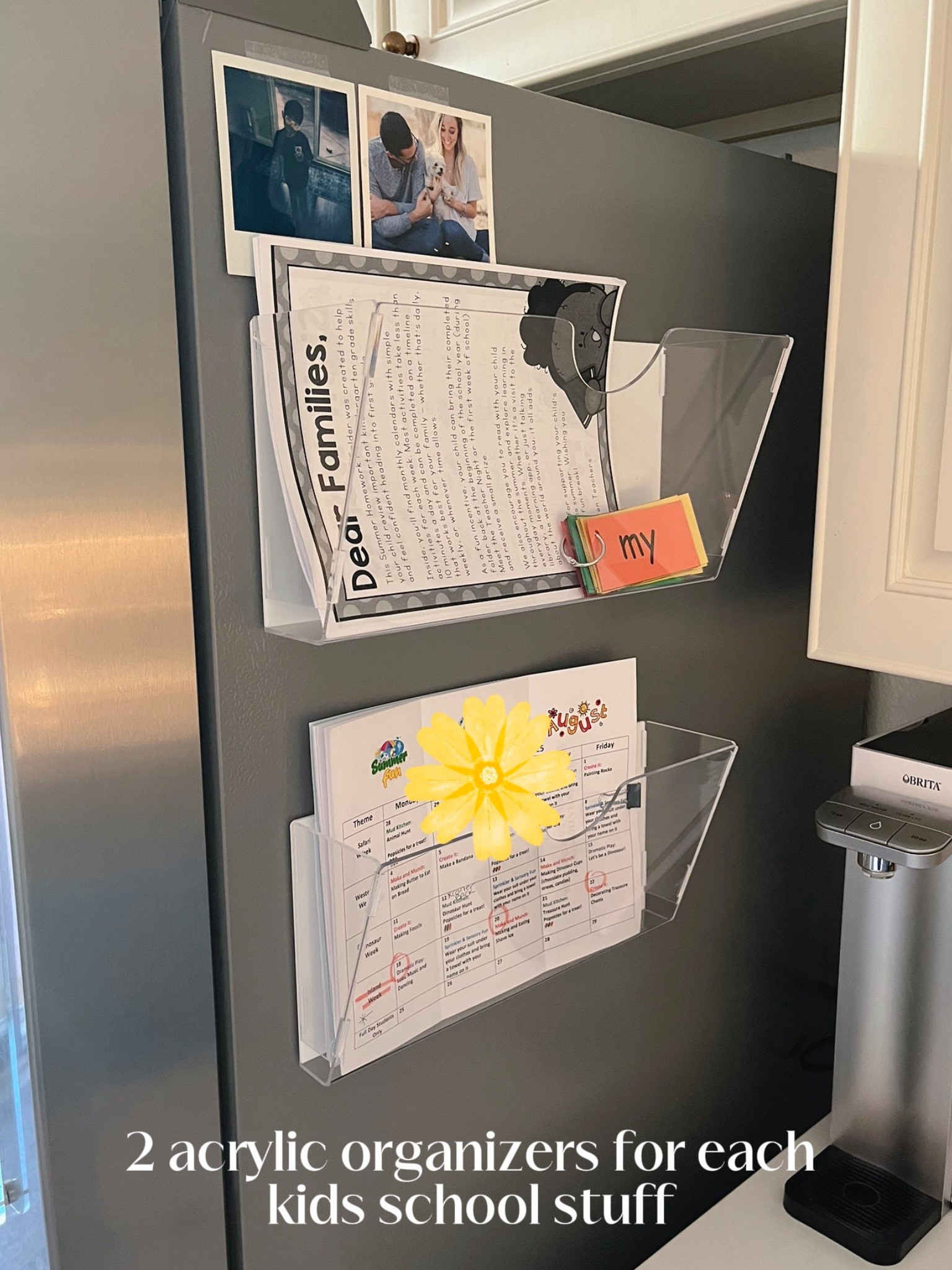 Clear acrylic magnetic file folders from Amazon 

#LTKHome #LTKFamily #LTKKids