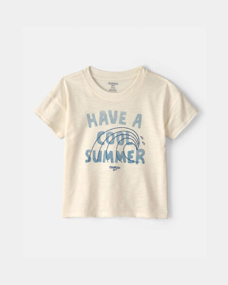 Toddler Boy 'Have A Cool Summer' Wave Top - Ivory - OshKosh B'gosh | Carter's | Carter's Inc
