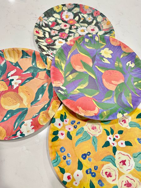 Reusable plates, outdoor entertaining, kids plates, floral plates, outdoor table setting, kids mealtime accessories 

#LTKfamily #LTKSeasonal #LTKkids