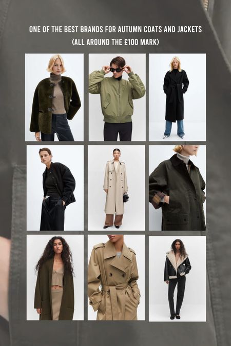 Jackets and coats from Mango for the autumn winter season all around £100 mark // trench coat // bomber jacket // tailored coat // wool coat // faux fur jacket // aviator jacket 🧥 

#LTKeurope #LTKSeasonal #LTKstyletip