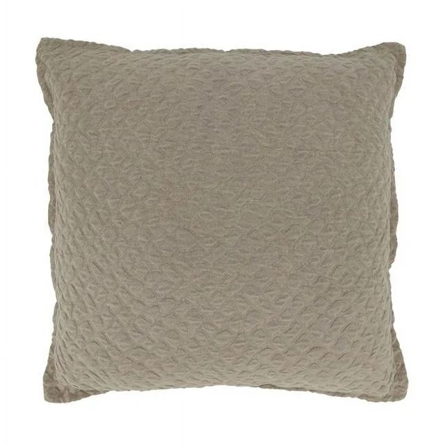 Saro Lifestyle Textured Design Poly Filled Throw Pillow - Walmart.com | Walmart (US)