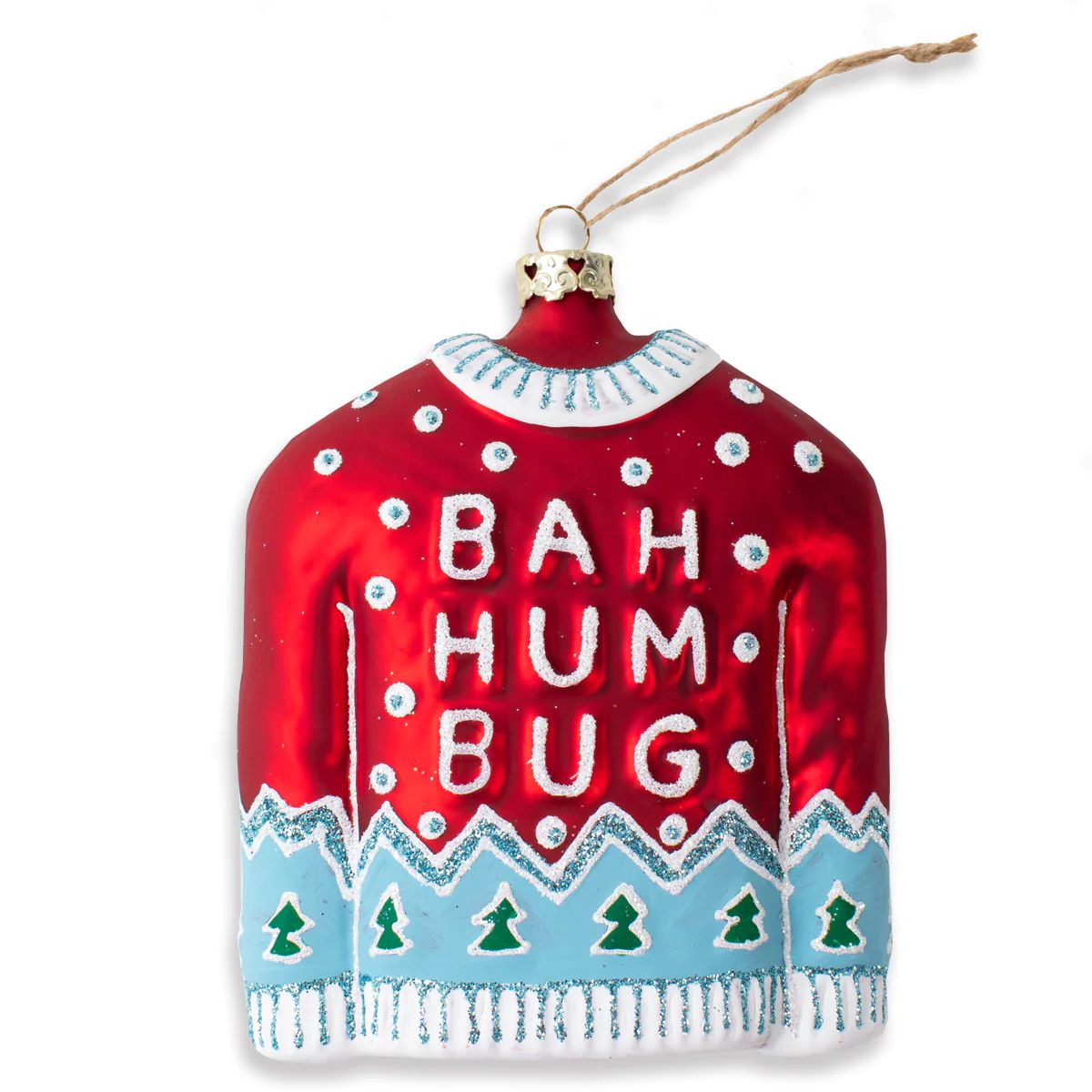 Bah Humbug Sweater Ornament | Furbish Studio