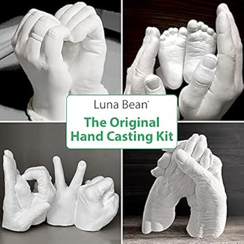 Luna Bean Keepsake Hands Casting Kit | DIY Plaster Statue Casting Kit | Hand Holding Craft for Co... | Amazon (US)
