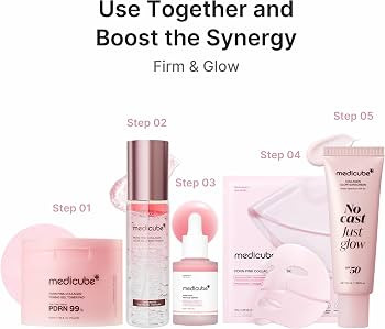 medicube Jelly Gel Mask with Salmon DNA PDRN Pink Collagen, 4EA | Amazon (US)