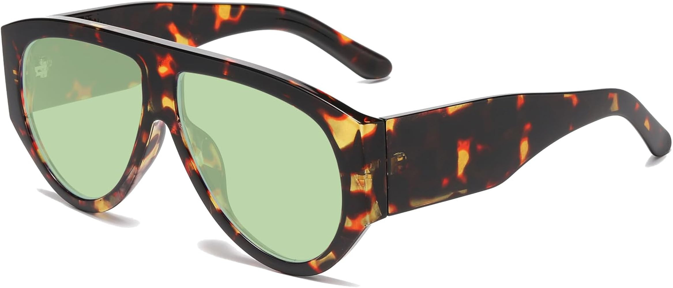 Long Keeper Oversized Pilot Sunglasses for Women Men Retro 70s Large Square Sunglasses Vintage Fl... | Amazon (UK)