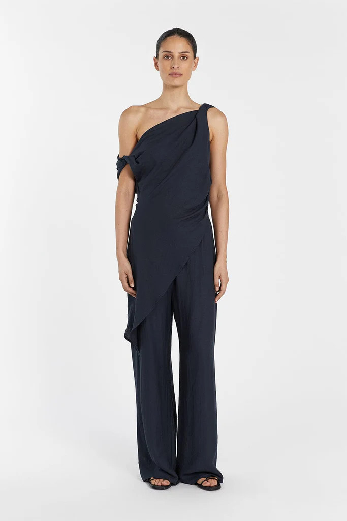 JOLIE SLATE MARLE DRAWSTRING PANT | DISSH