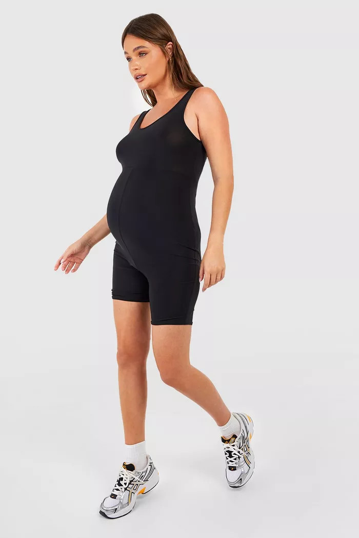 Maternity Slinky Unitard | Boohoo.com (UK & IE)