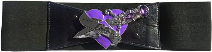 Women's Kreepsville Elvira Dagger Elastic Waist Belt Purple | Amazon (US)