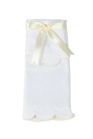 Scalloped Bib and Burp | The Proper Peony