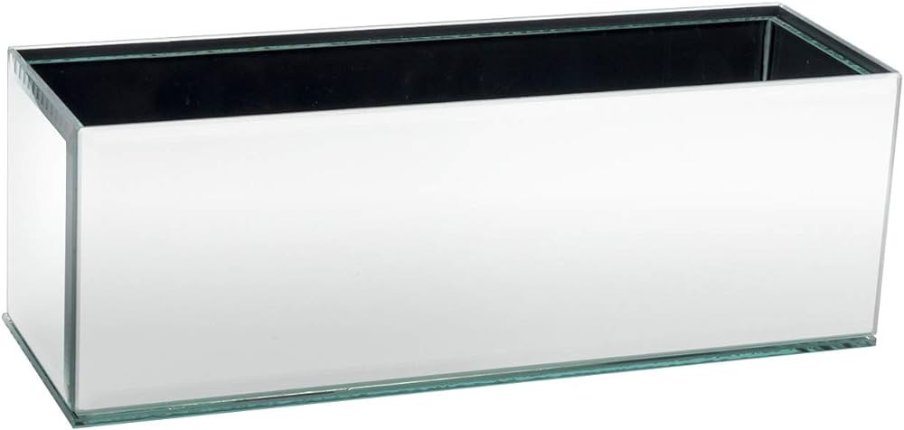 Royal Imports Flower Glass Vase Decorative Centerpiece for Home or Wedding - Oblong Rectangle Sha... | Amazon (US)