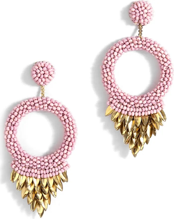 Franka Beaded Fringe Drop Earrings | Nordstrom