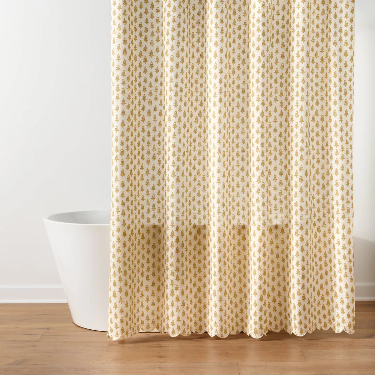 72"x72" Mini Floral Shower Curtain Yellow - Threshold™ | Target