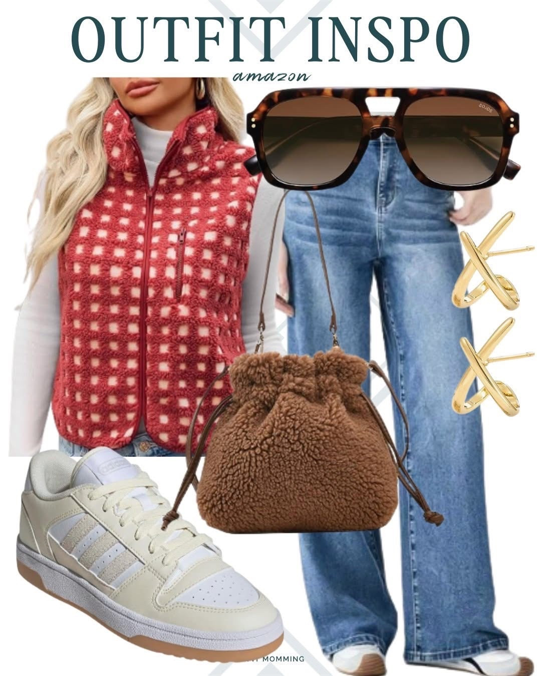 The vest & bag 😍 

 #LTKootd #LTKFindsUnder50