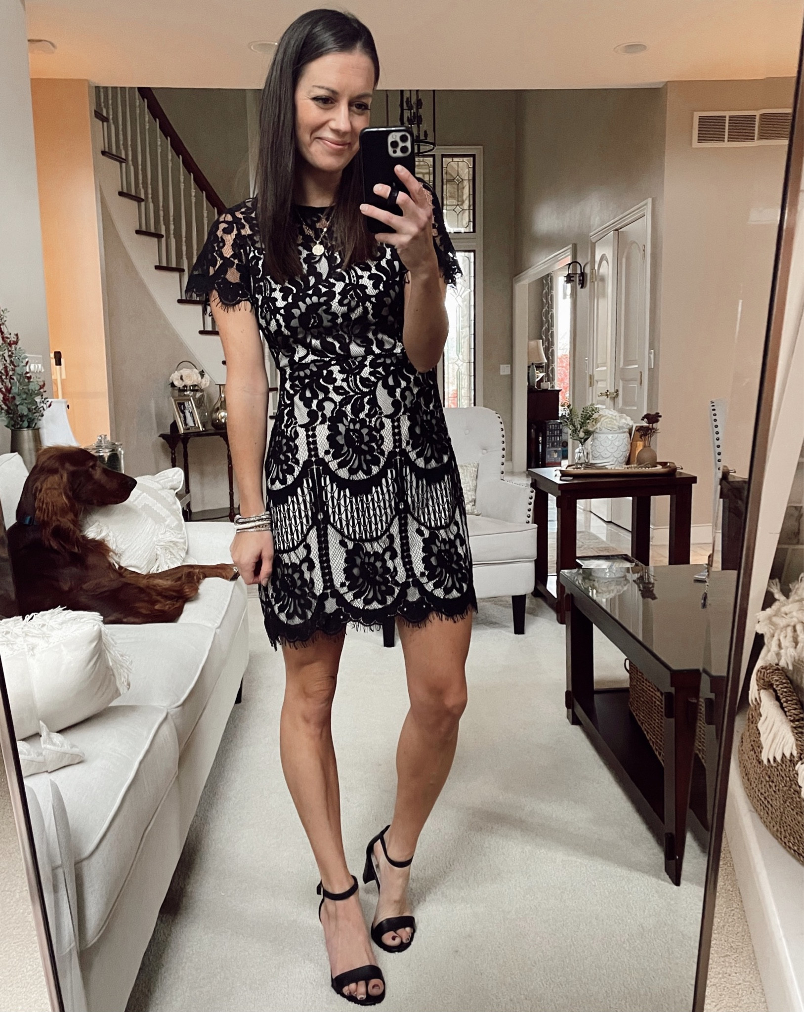 Amazon wedding guest dress - lace dress runs true to size, I’m wearing a small.

Amazon dress, cocktail dress, short dress, lace dress, staceylovesshopping 



#LTKFind #LTKwedding #LTKSeasonal