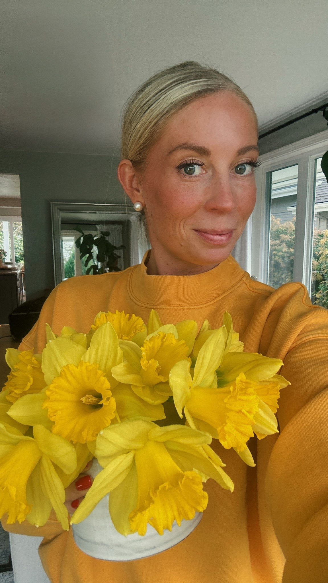 The perfect spring yellow mock neck sweatshirt of my dreams from Madewell. Wearing an XS. 

#LTKSeasonal #LTKFindsUnder100 #LTKxMadewell