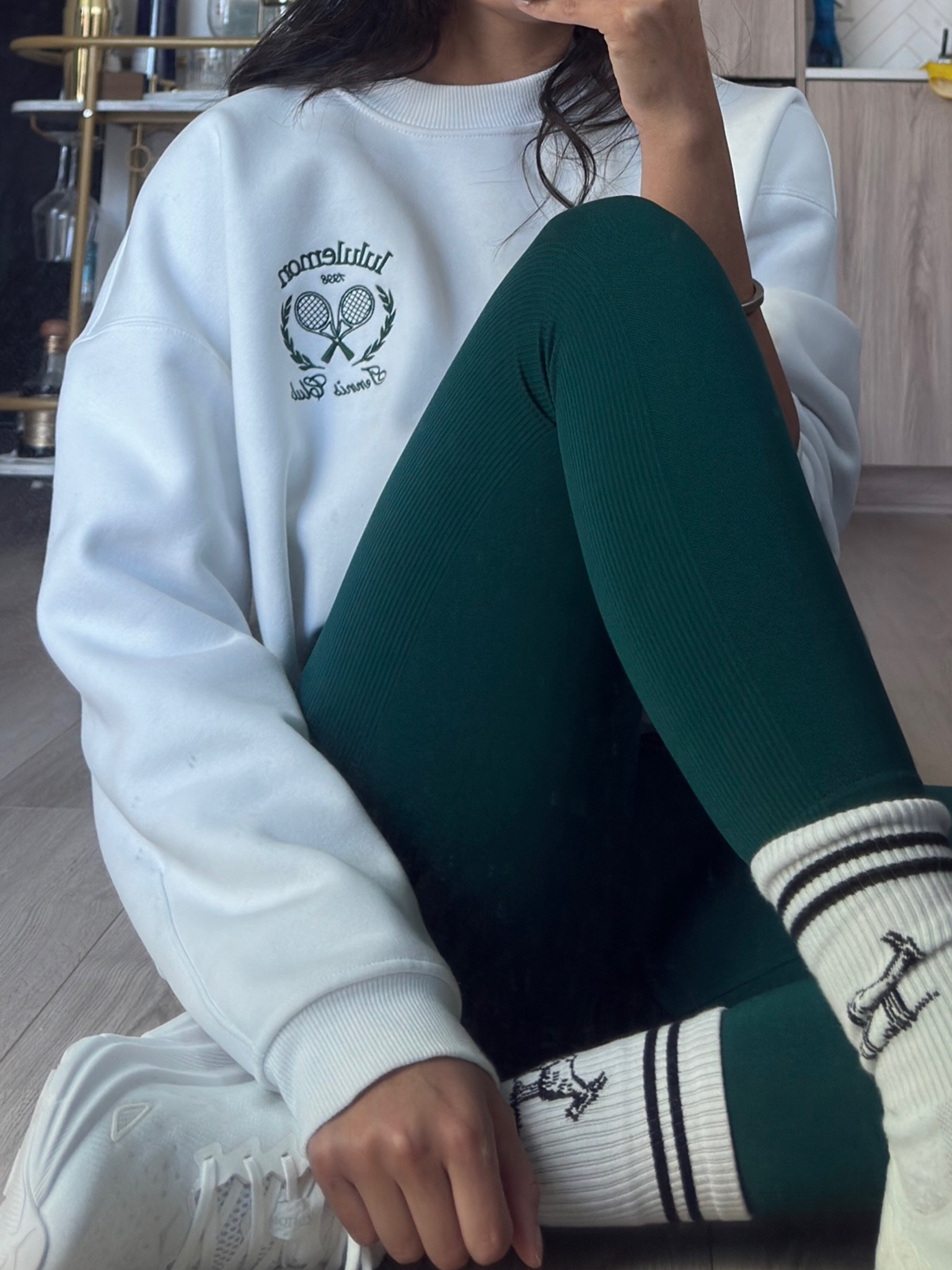 hot girl walk ready in a color-coordinated cute athleisure outfit 

#LTKFitness #LTKActive