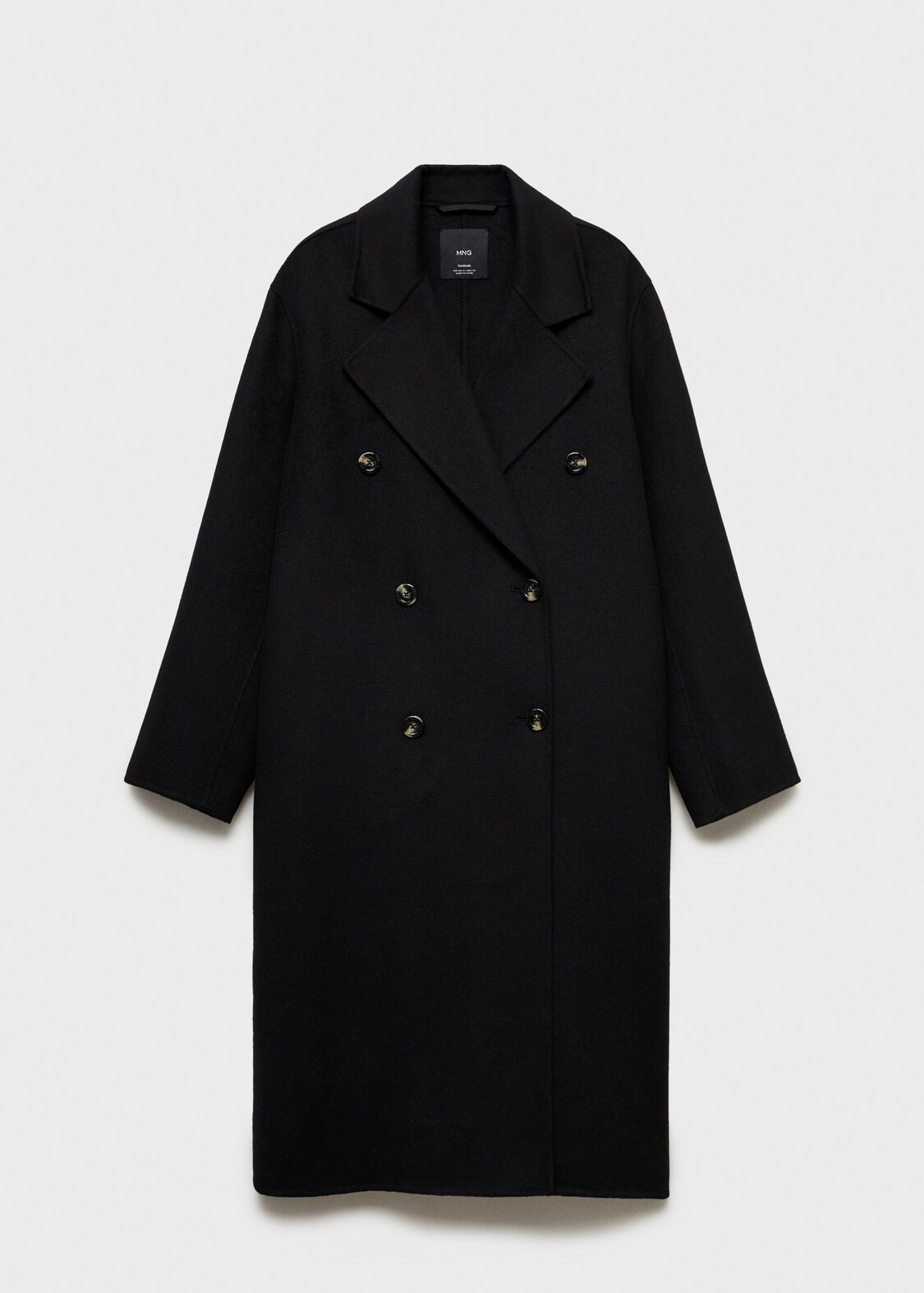 Handmade oversized wool coat | MANGO (UK)