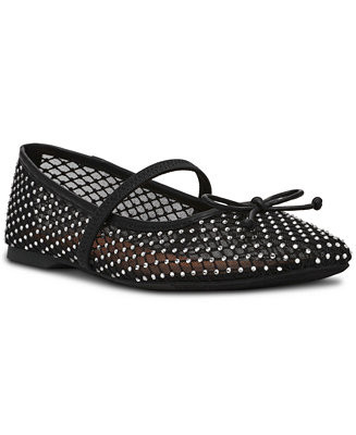 DV Dolce Vita Women's Maleeya Rhinestone Mesh Bow Ballet Flats - Macy's | Macy's
