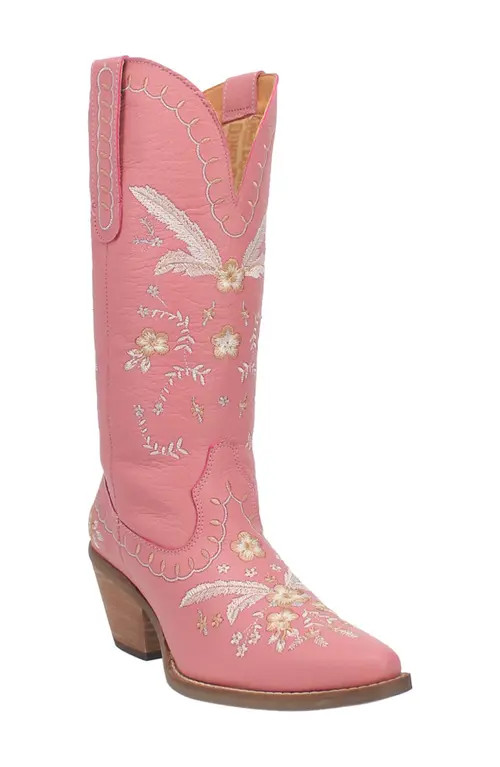 Dingo Full Bloom Western Boot in Pink at Nordstrom, Size 9 | Nordstrom
