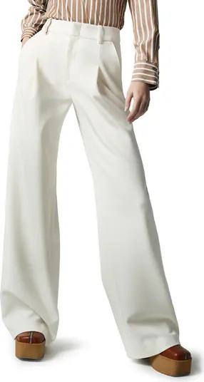 Smythe Pleated Wide Leg Trousers | Nordstrom | Nordstrom