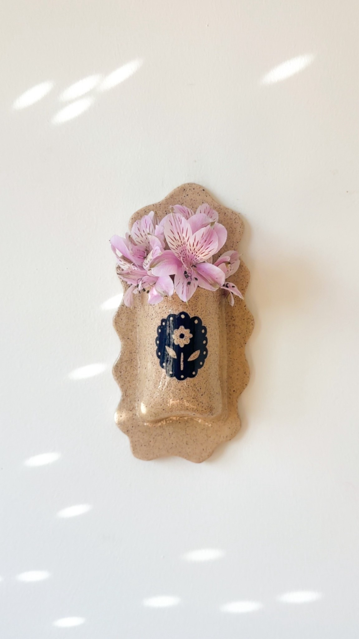 DIY wall vase with air dry clay 💐