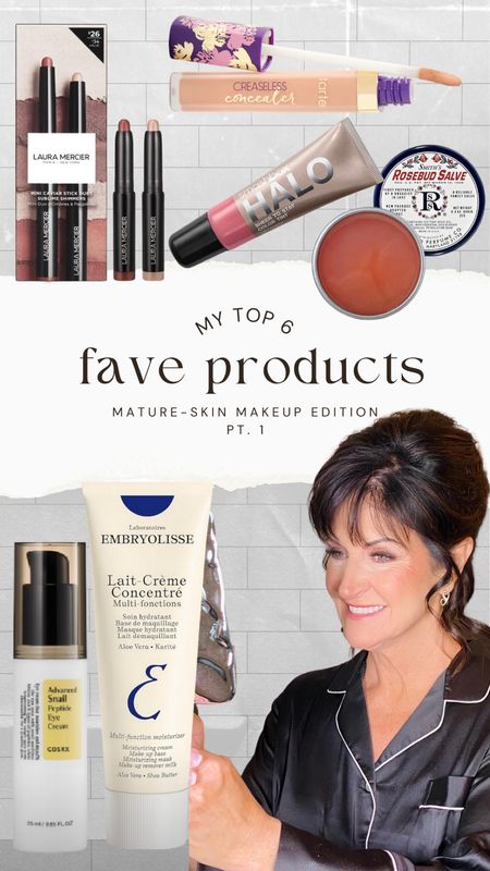 Looking for gift ideas for you, your mom, aunt, or another makeup lover? I’ve got you!

📌These are my top 6 favorite products I use in almost all my makeup applications, but ESPECIALLY for my mature-skin clients. They never let me down, are super hydrating & deliver the pigment I need for bridal makeup! 

✨The pigment on the Laura Mercier Caviar Sticks is beyond amazing. It’s such a quick way to apply shadow- just twist up & apply. I always set with a similar shade powder eyeshadow once I’m done. They’re super creamy too.
✨Embryolisse + CosRx are fabulous skincare options for all ages & skin types. They both give a dewy, hydrated glow that absorbs very well under eyes (CosRx) & face (Embryolisse).
✨Tarte Creaseless Concealer is a game changer. It’s more of a tacky, moisture-rich concealer. A little goes a long way, but this concealer doesn’t get cakey or cracky under your eyes. Make sure to softly set with a translucent powder when you’re finished.
✨Rosebud Salve is a skincare staple. The rose hip oil intensely hydrated lips. You can also use it on hands, nails, elbows, etc.
✨Smashbox’s Halo line is amazing for hydration & a lightweight makeup feel. Their cream blush is buildable for color pigment & you can also use on lips!


#LTKGiftGuide #LTKwedding #LTKbeauty