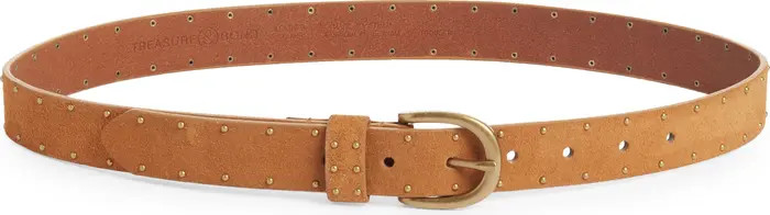 Vicky Studded Suede Belt | Nordstrom