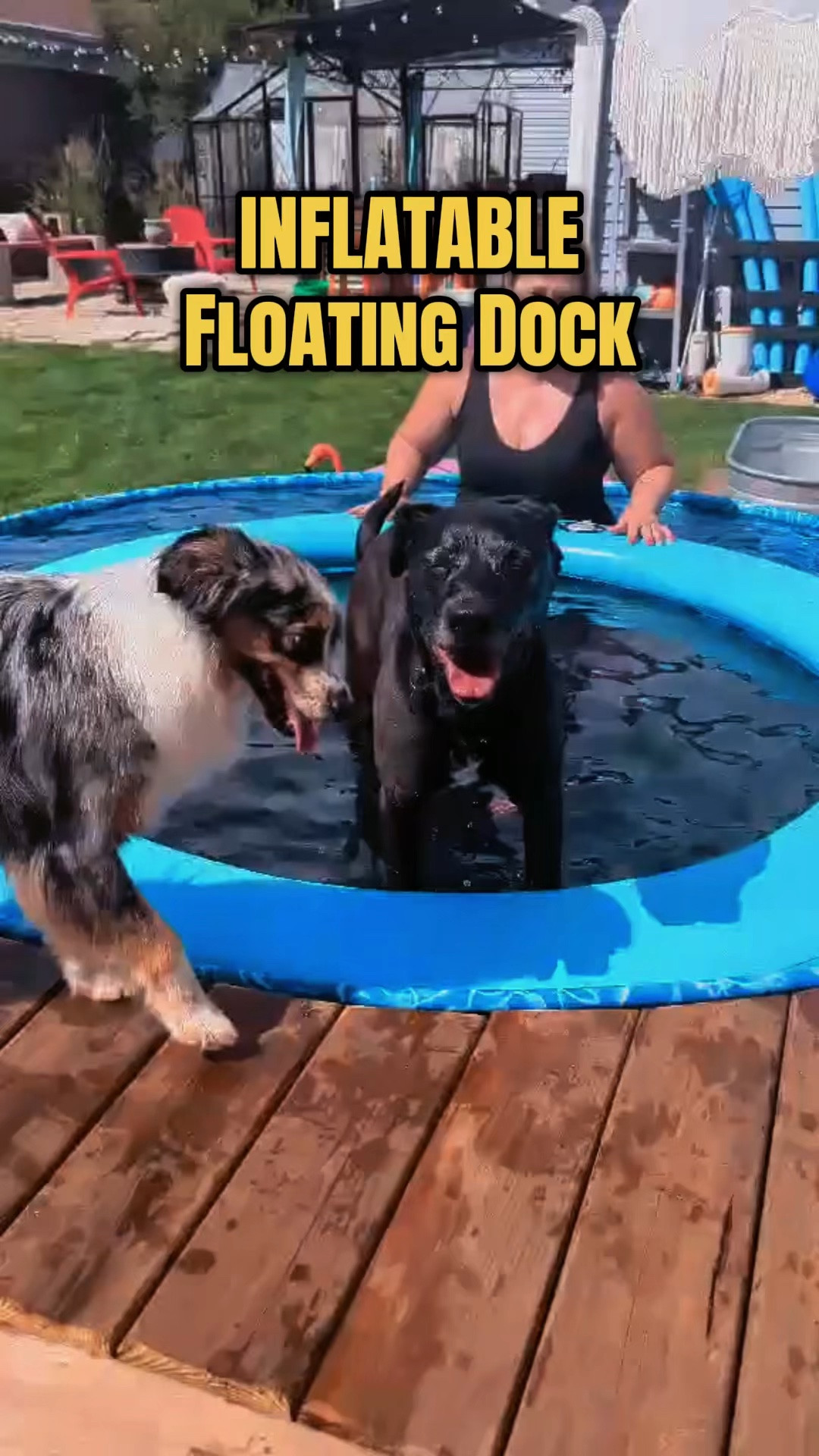 Inflatable Floating Dock | STRONG, STABLE & SPACIOUS #floatingdock