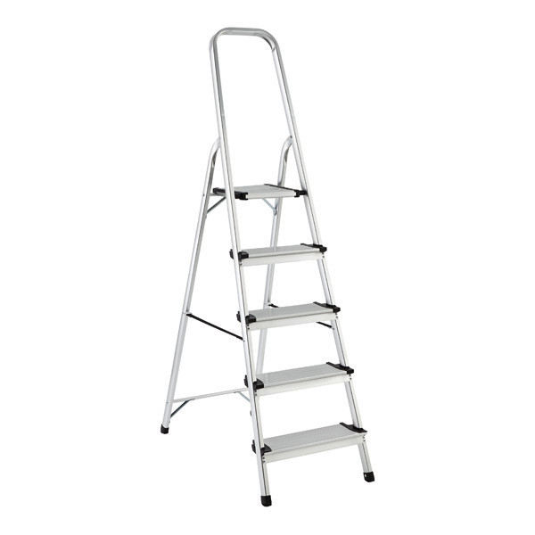 Polder 3- & 5-Step Aluminum Folding Ladders | The Container Store