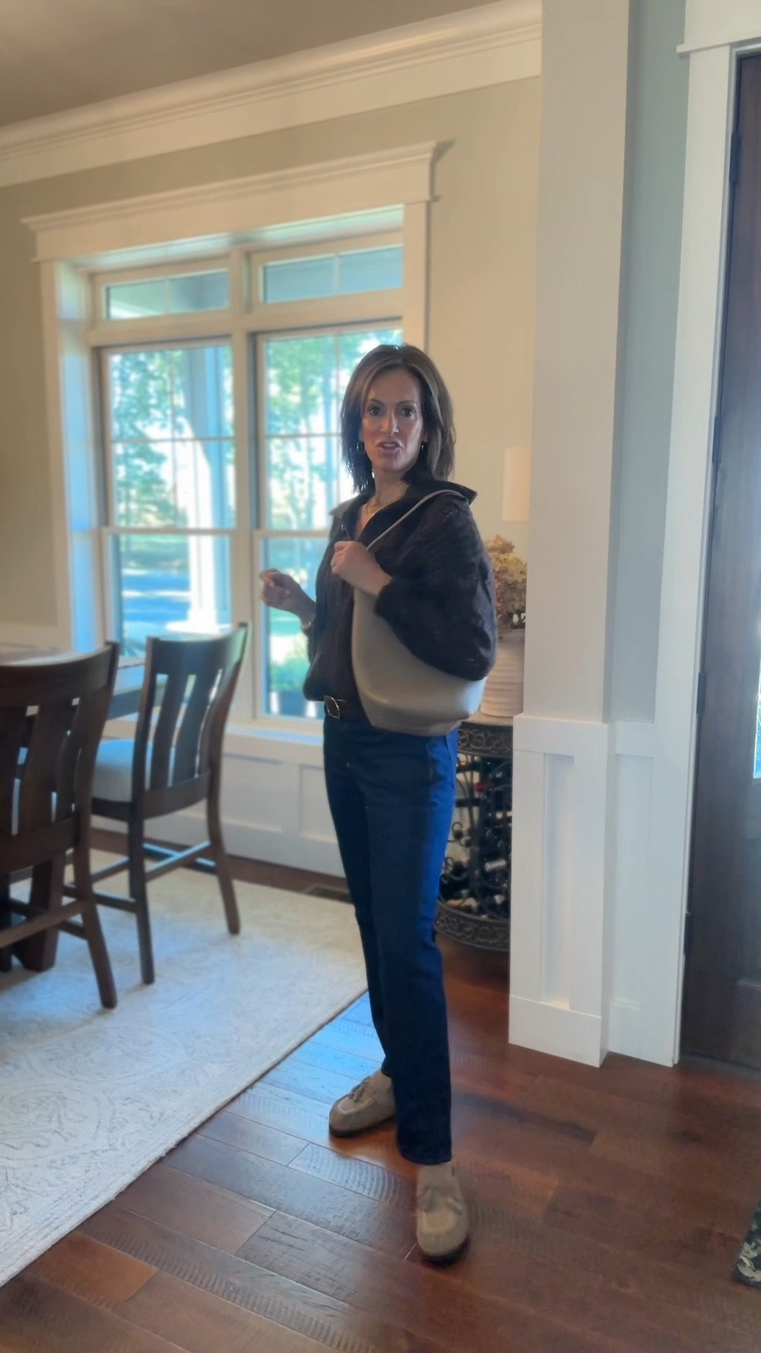 Fall sweater weather style

Sweater / large 
Dark denim / 29/8 reg

Elevated casual style

#LTKTall #LTKMidsize #LTKSaleAlert