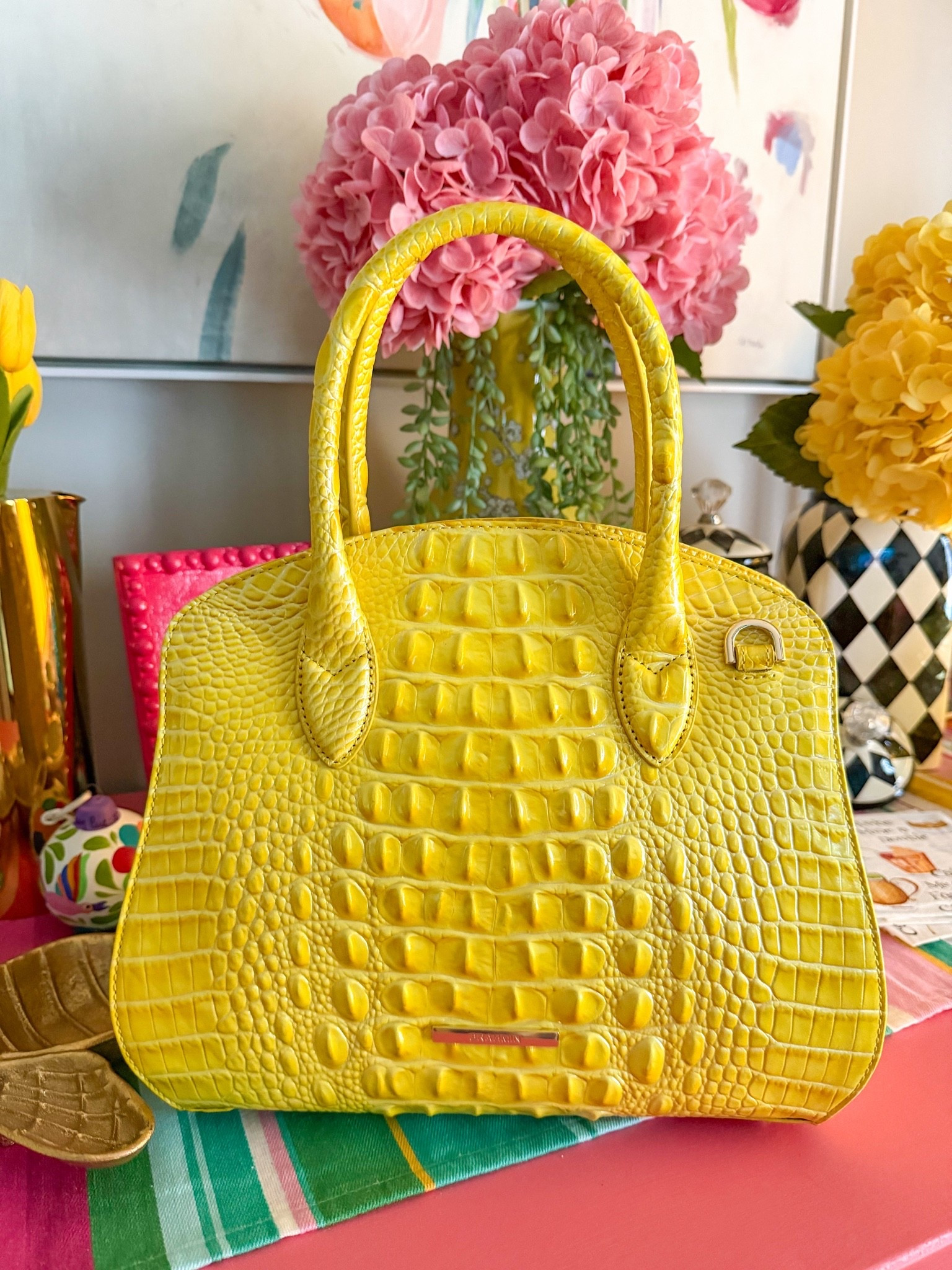 I love it so much!! 

New purse
Yellow
Croc
Crocodile 
Rosetta
Brahmin

#LTKootd #LTKdayinmylife #LTKselfcare