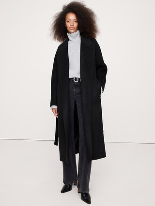 Italian Wool-Cashmere Wrap Coat | Banana Republic (US)