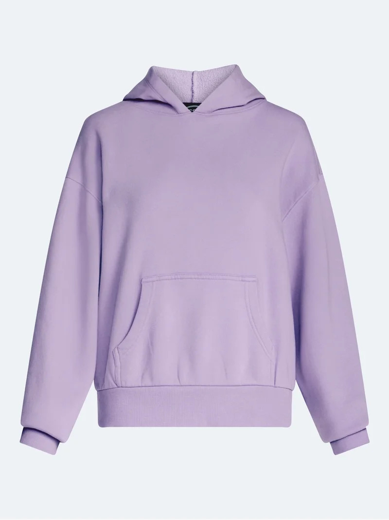 Scoop Women's and Women's Plus Mineral Wash Oversized Hoodie, Sizes XS-4X | Walmart (US)