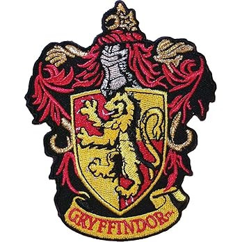Ata-Boy Harry Potter Gryffindor Crest 3" Full Color Embroidery Iron-On Patch | Amazon (US)