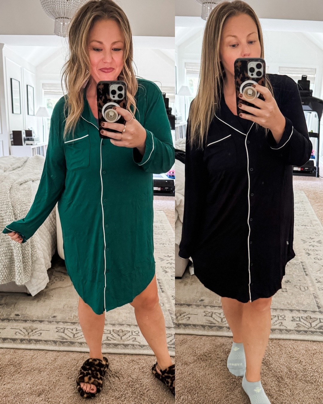 If you’re looking for the perfect weight nightshirt for the season, this is it! I love both colors and it’s so soft…as a bonus, they are currently on BOGO sale! Women’s pajamas ladies pajamas women’s nightwear sleepwearr

#LTKSaleAlert #LTKStyleTip #LTKFindsUnder50