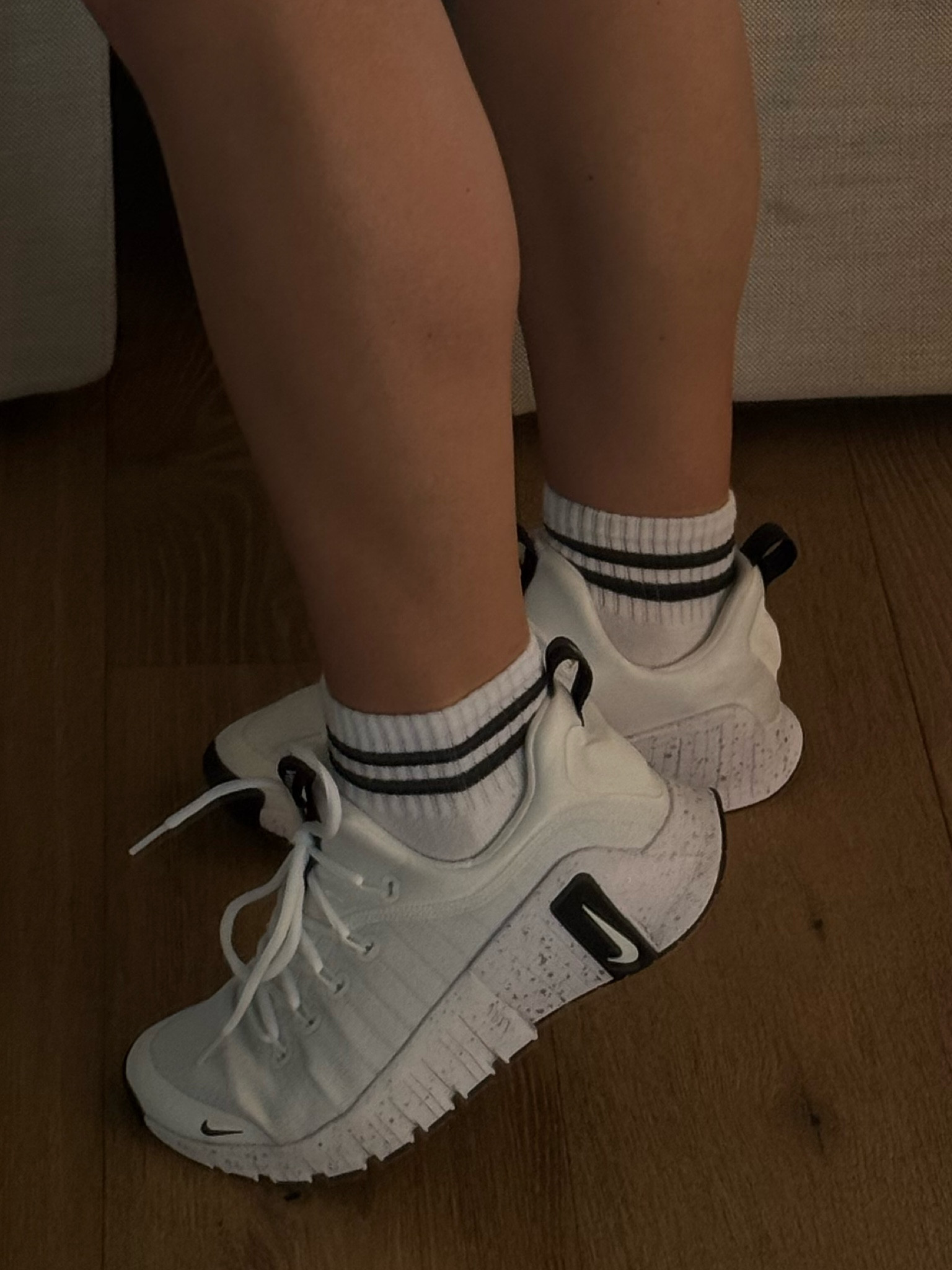 OBSESSEEDDDDDD WITH THESE LIFTING SHOES 👏🏼 my second metcons 

#LTKFindsUnder100 #LTKActive #LTKFitness