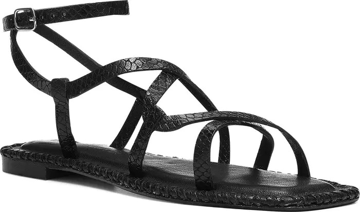 Emilia Snakeskin Embossed Gladiator Sandal (Women) | Nordstrom