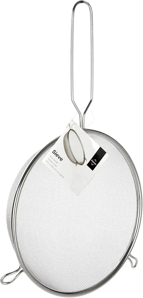 Premier Housewares Versatile Kitchen Stainless Steel Wire Mesh Sieve for Cooking | Durable Sieves... | Amazon (UK)